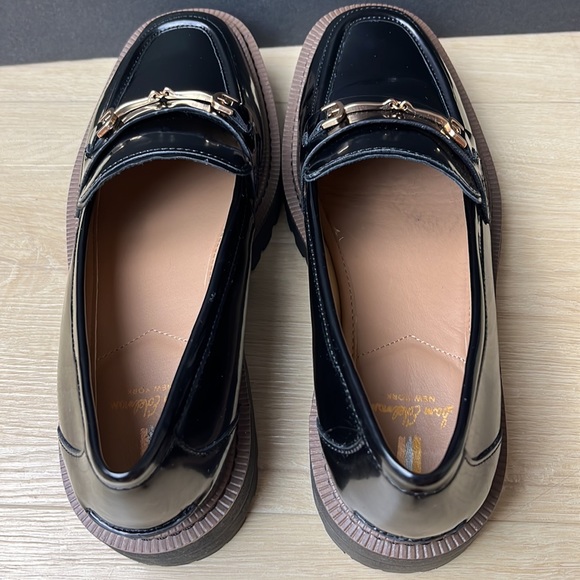 SAM EDELMAN Laurs Platform Lug Sole Loafer Black Size 10 US EUC - Picture 8 of 10